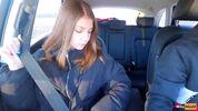 Русская Автостопщица: Сперма за Деньги 