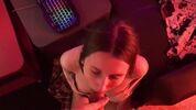 Довыпендривалась и получила хуй в рот и сперму на лицо 