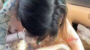 Кончает на тугие сиськи девушки после секса на природе 